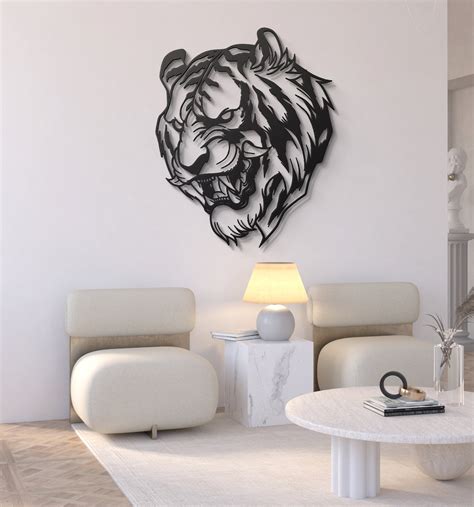 Tiger Metal Wall Art 